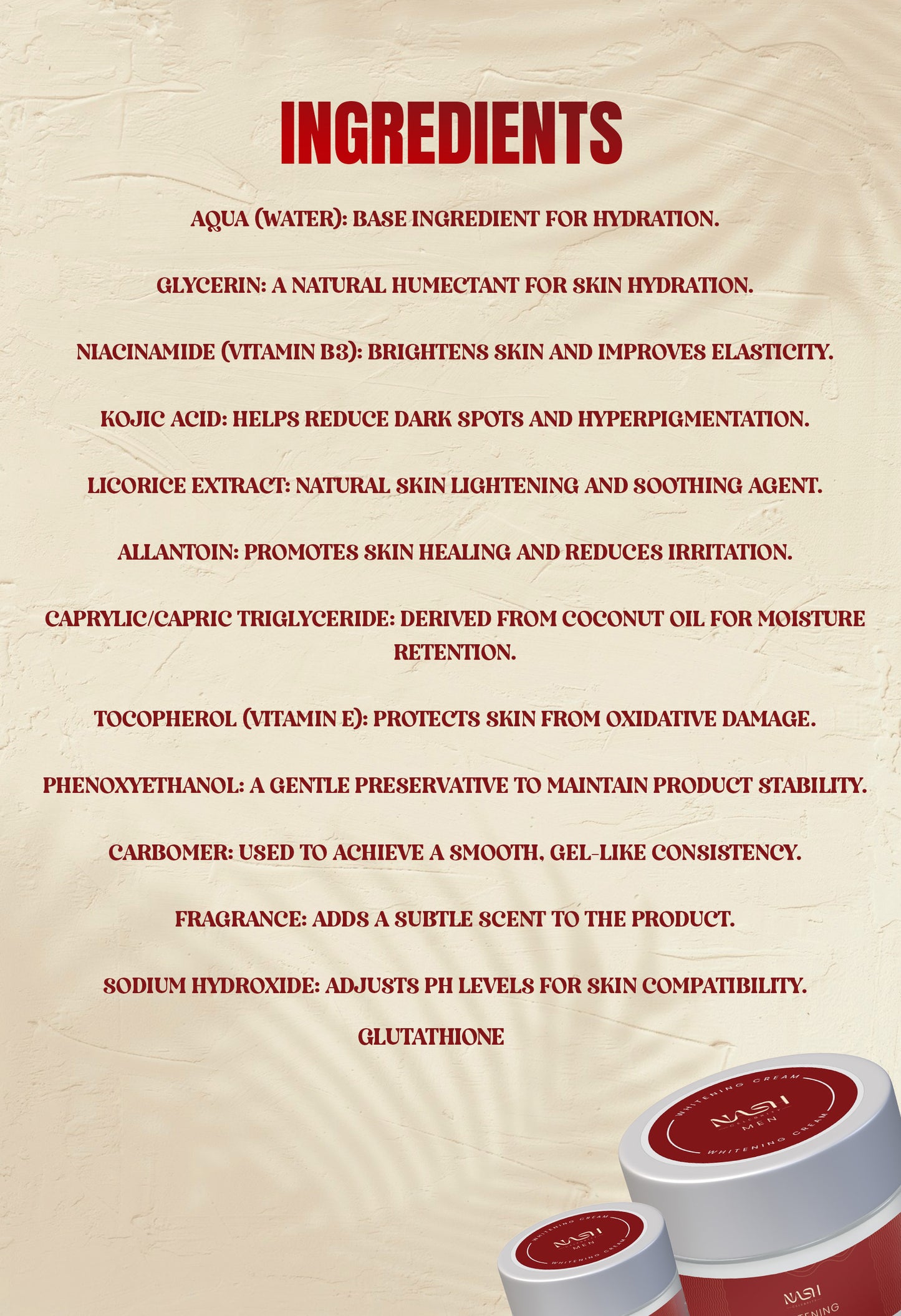 NC Face  Whitening Cream